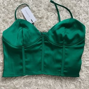 Green Dynamite corset top